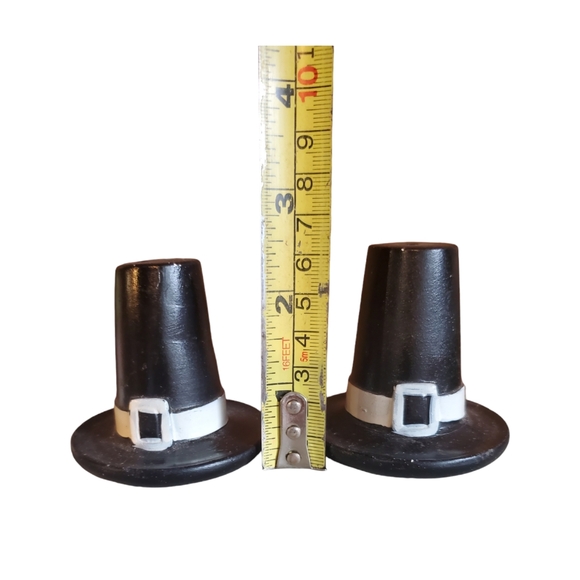 Vintage pilgrim hat salt and pepper - Picture 2 of 4